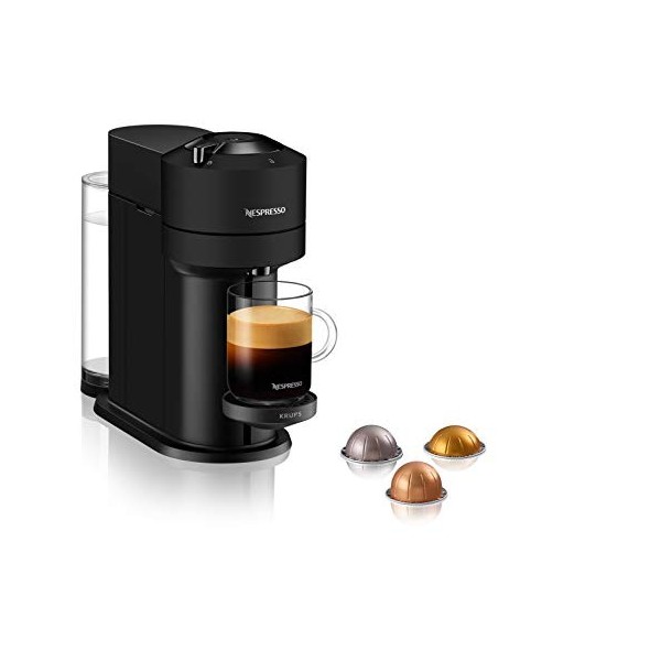 Nespresso Krups Machine à Café, Cafetière Espresso, Vertuo Next Chrome YY4299FD