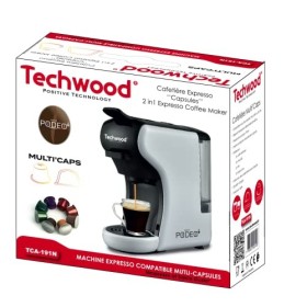 Techwood Cafetière Expresso MULTI-CAPSULES