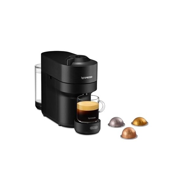 Nespresso DeLonghi ENV90.B Vertuo Pop, machine à café à capsules, permet de préparer 4 tasses, technologie de centrifugation