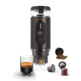 Handpresso - Cafetière portable E-Presso 21700 | Machine a cafe portable avec batterie USB réservoir 60ml - Cafetiere de voya