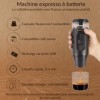 Handpresso - Cafetière portable E-Presso 21700 | Machine a cafe portable avec batterie USB réservoir 60ml - Cafetiere de voya