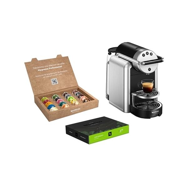Nespresso Professionnel – Machine à Café Zenius pour Capsules - Capsules Offertes – Adaptée aux Professionnels