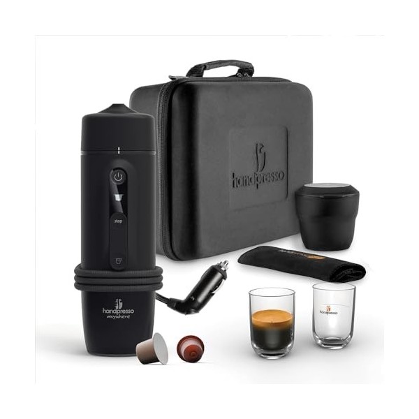 Handpresso Cafetière Auto Capsule 120 W Noir avec Set capsules