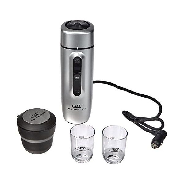 Audi 4G0069641A 2nd Generation Mobile Espresso Machine, Silver, 280 x 220 x 120 mm