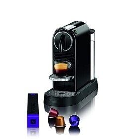 DeLonghi Nespresso CitiZ EN167.B, Machine à Café en Capsules, Machine à Café pour une Tasse, Design Compact, Pression 19 Bar
