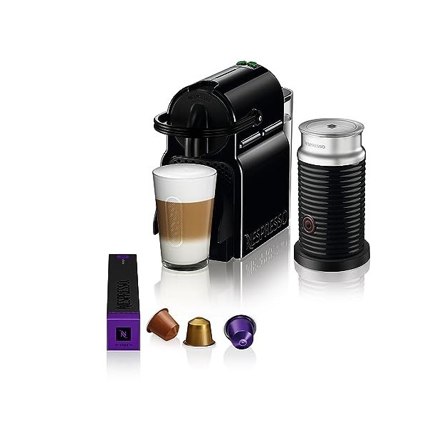 DeLonghi Nespresso en 80e Bae Inissia Milk Black
