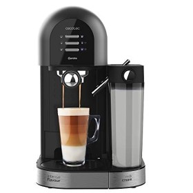 Cecotec Cafetière Semiautomatique Power Instant-ccino 20 Chic Serie Nera. 1470 W, Café moulu et capsules, 20 Bars, Réservoir 