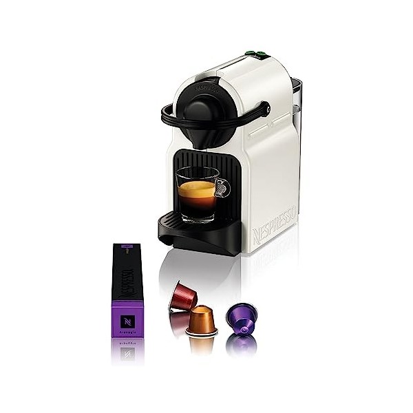 Nespresso Krups Machine à Café Inissia Blanche Cafetière Espresso XN100110
