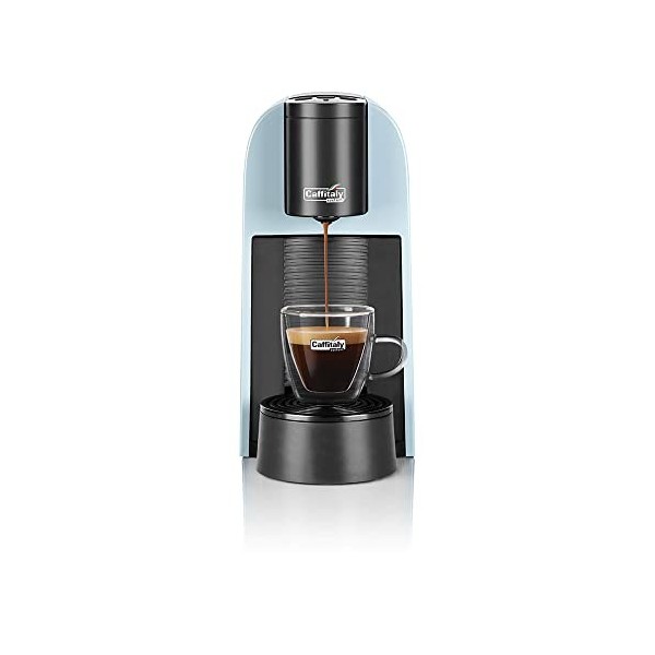 Caffitaly System, machine à café Volta S35 pour capsules originales, compacte, rapide et silencieuse, système multi-boissons,