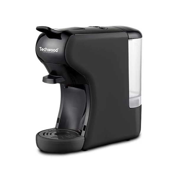 Techwood Cafetières Expresso TCA-196N Multi-Capsules, Noir