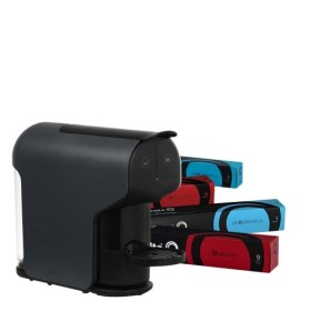 Delta Q - Pack Cafetière Delta Q Quick Gris - Pour café, thé et boissons chaudes - Simple et pratique - Design élégant - Comp