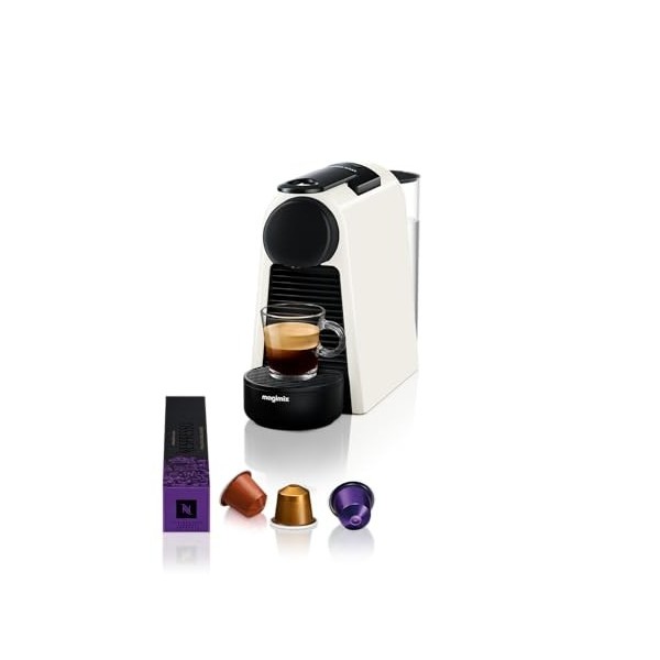Magimix Machine à Café Nespresso Essenza Mini Rouge Cafetière à Capsules 11366