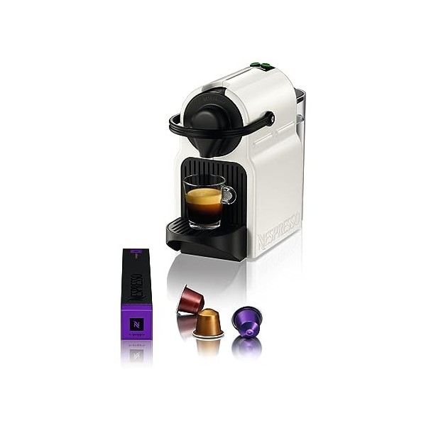 Nespresso Krups Machine à Café Inissia Blanche Cafetière Espresso YY1530FD