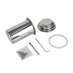 Z-fiber Capsule de Temps en Acier Inoxydable 304 - Récipient imperméable Capsule en métal en métal en métal en polyvalence Me