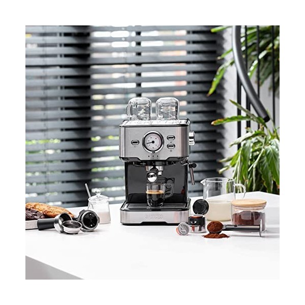 Princess Machine à expressos 249412-1,5L- 20 bars - compatibles avec les capsules Nespresso