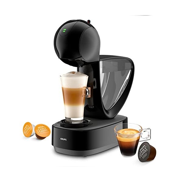 Krups Nescafé Dolce Gusto Machine à café capsules, 15 bars, Multi-boissons froides ou chaudes, Ecran tactile, Mode éco, Cafet