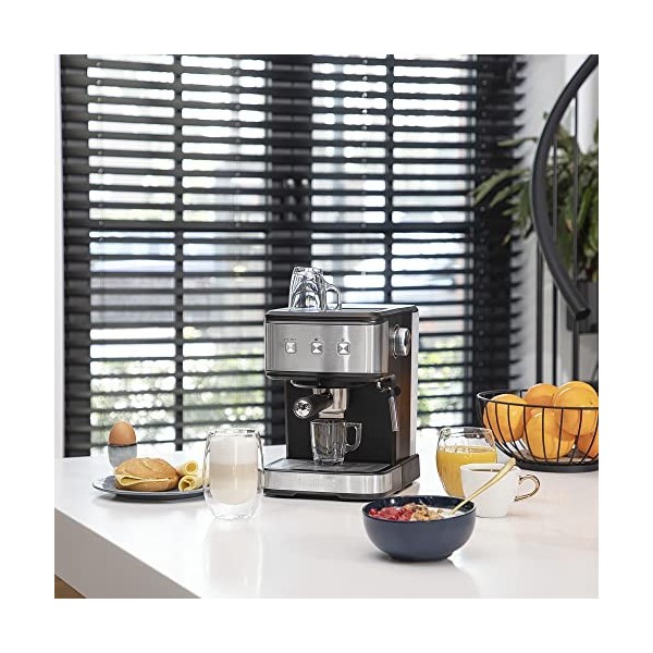 Princess Machine à espressos et capsules - Réservoir 1,5 L - 20 bar - 850 W - Compatible avec les capsules Nespresso 01.24941