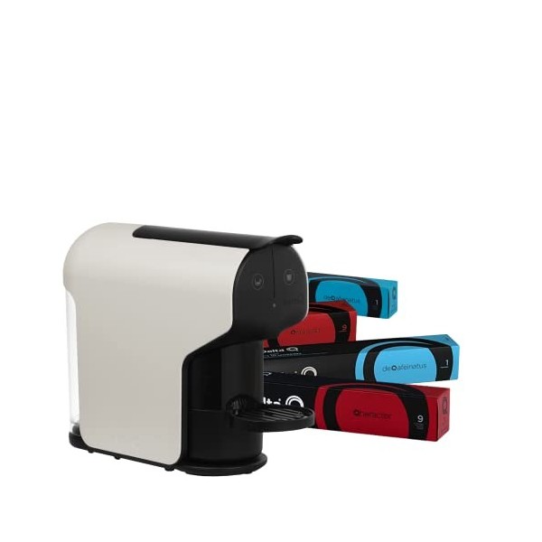 Delta Q Promo Machine avec capsules - Cadeau rapide blanc 100 capsules