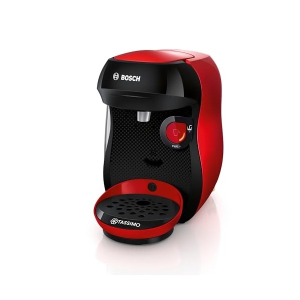 Bosch Machine à café multi-boissons Tassimo Happy friendly, TAS103E, plus de 70 boissons chaudes, OneTouch, cafétière à doset