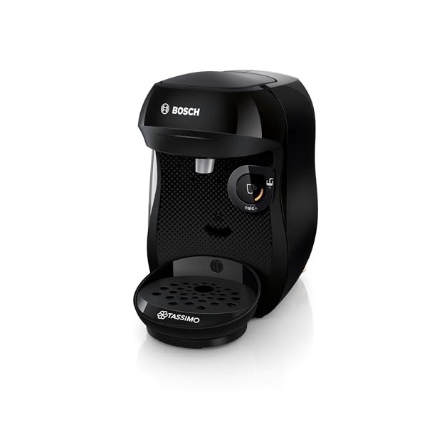Bosch Tassimo Happy Friendly Cafetière multi-boissons, jusquà 70 boissons, OneTouch, INTELLIBREW™, tablettes détartrantes, n
