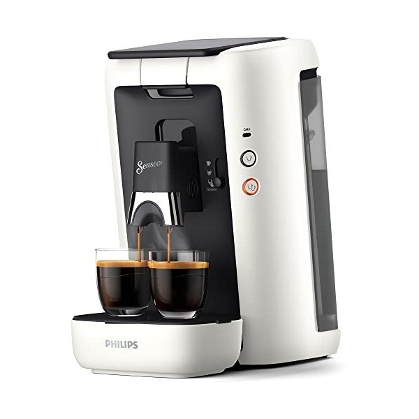Philips Senseo Maestro CSA260/60 Machine à café à dosettes avec sélection de lintensité du café et fonction mémo, réservoir 