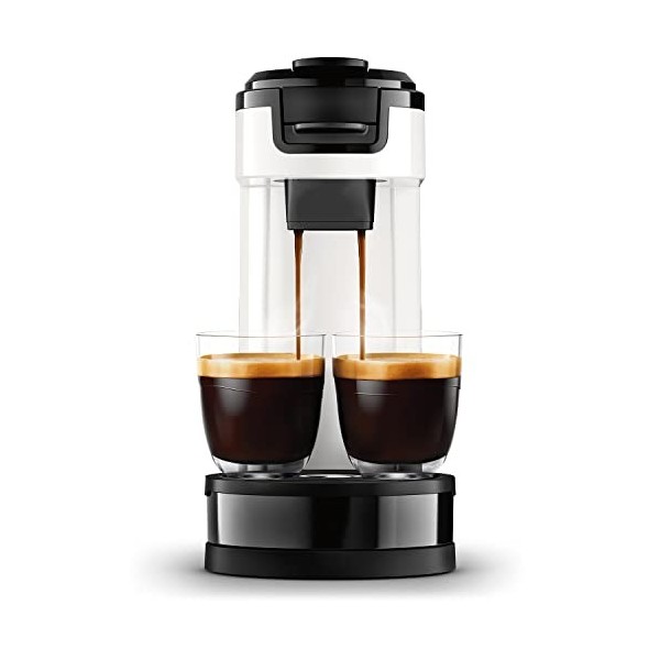 Philips Senseo Switch HD6592/04 Machine à café à dosettes et filtre, technologie dinfusion 2 en 1, réservoir deau de 1 litr