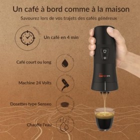 Handpresso - handcoffee truck - cafetière camion 21010| cafetiere camion pour dosette Senseo | cafetière allume-cigare - cafe