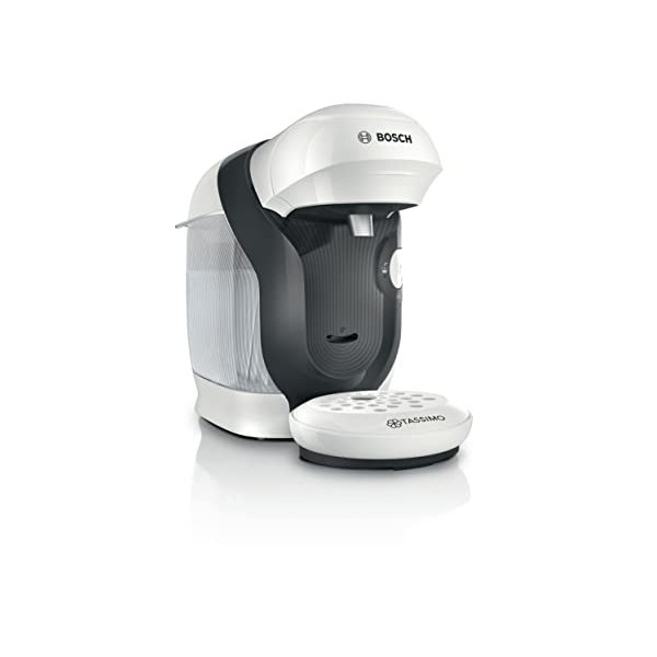 Bosch Machine à Café Tassimo Style, TAS1103, plus de 40 boissons chaudes, OneTouch, cafétière à dosette, format compact, Inte...