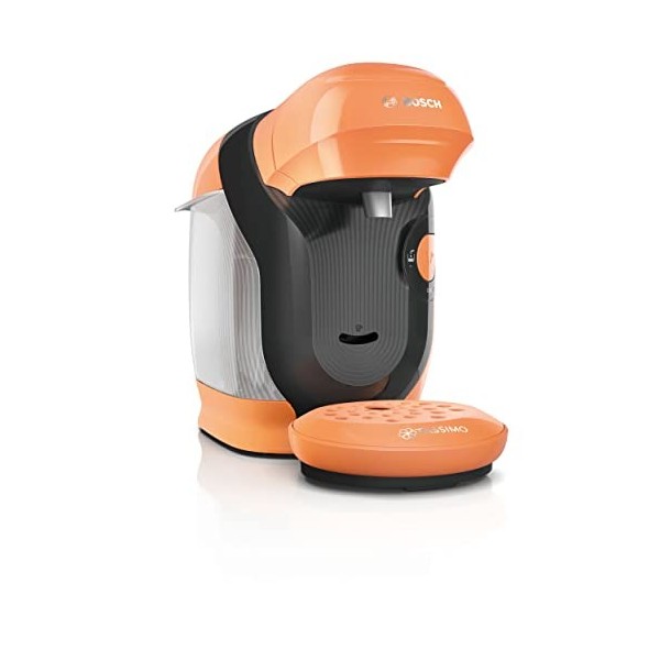 Bosch Machine à Café Tassimo Style, TAS1103, plus de 40 boissons chaudes, OneTouch, cafétière à dosette, format compact, Inte...