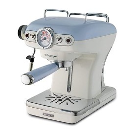 Ariete Espresso Vintage 1389, Machine à Café Expresso Pour Poudre Ou Dosette Ese, 1 Et 2 Tasses, Buse Cappuccino, Support de 