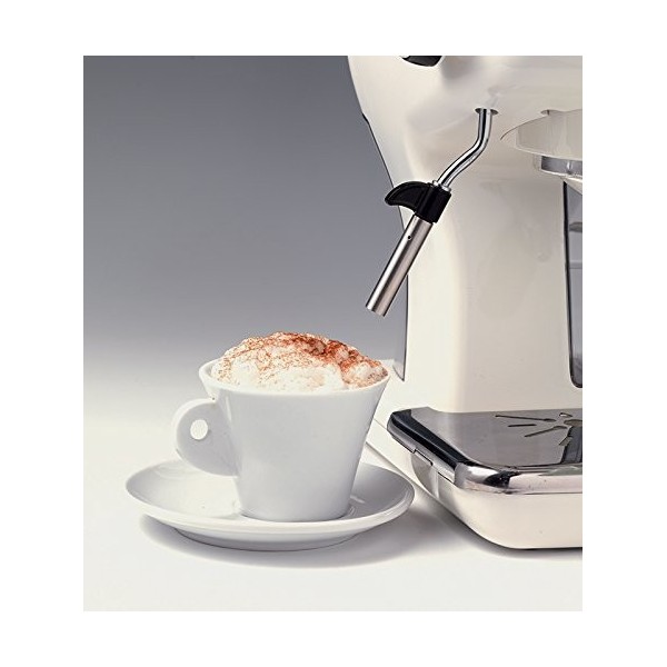 Ariete Espresso Vintage 1389, Machine à Café Expresso Pour Poudre Ou Dosette Ese, 1 Et 2 Tasses, Buse Cappuccino, Support de 