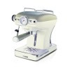 Ariete Espresso Vintage 1389, Machine à Café Expresso Pour Poudre Ou Dosette Ese, 1 Et 2 Tasses, Buse Cappuccino, Support de 
