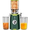 Slow Juicer, Extracteur de jus de légumes et de fruits entiers, Juicer Machine avec fonction dinversion, BPA Free, Vert