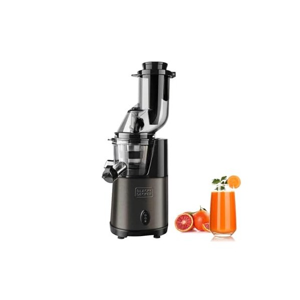 Presse-agrumes idéal pour jus frais et nutritifs - Lent, faible consommation dénergie, 70 tr/min, silencieux, 20 x 30 x 40 c