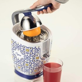 Ariete 413, Presse-agrumes Electrique Capri avec Corps et Levier en Métal, Bec verseur anti-goutte et Moteur Silencieux pour 