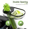 Muchen Slow Juicer Vainqueur du test de fruits et légumes Moteur silencieux 150 W, broyage inversé, nettoyage facile, design 