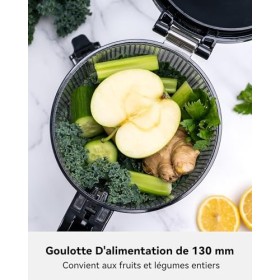 LINKChef Extracteur De Jus de Fruits et Légumes Entiers, 130MM Calibre et 1.8L Capacité Centrifugeuse, 250W Slow Juicer Machi