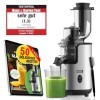 LEBENLANG Extracteur à Vitesse Lente - Acier Inoxydable & Sans BPA I Extracteur Jus Centrifugeuse Extracteurs de Jus Juicer M