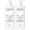 Topicrem - Lait Eclaircissant Ultra Hydratant Peaux Sensibles Mela 2x500ml Topicrem