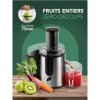 Twinzee Centrifugeuse Extracteur de Jus de Fruits et Légumes - 850W - Juicer avec Goulot 75 mm et 2 Vitesses