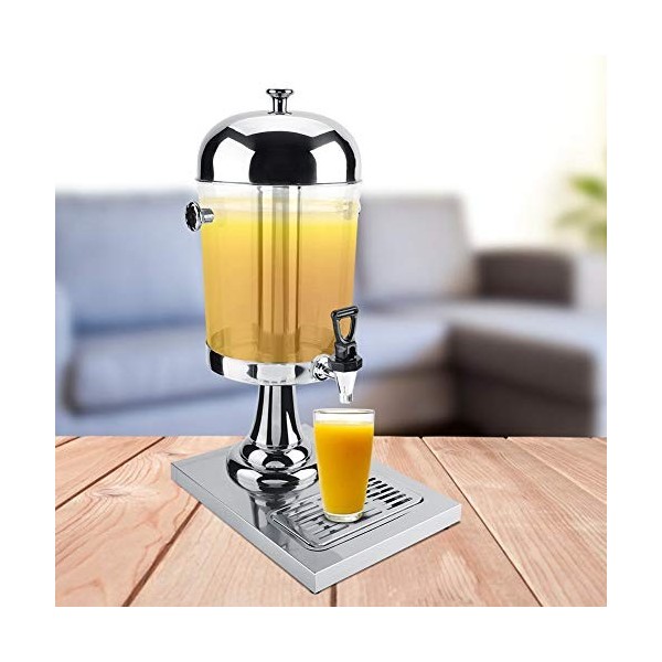 Distributeur de Boissons Froides et Chaudes, Distributeur de Boissons à café Chaud et Froid de 8 L avec Robinet et Récipient 