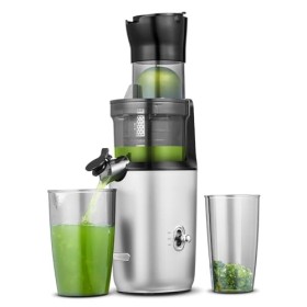 AMZCHEF Extracteur De Jus Pour Fruits Entiers 80MM - Centrifugeuse Extracteur De Jus Sans BPA - 200W Extracteur De Jus Froid 
