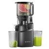 AMZCHEF Extracteur de jus automatique Vos mains libres, Ouverture de 135 mm et capacité de 1,8 L Extracteur de jus de fruits 