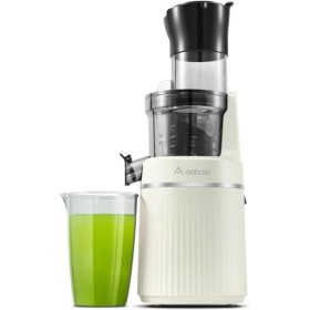 Aobosi Presse-agrumes lent avec grande goulotte dalimentation de 80 mm pour fruits et légumes entiers, presse-agrumes à froi