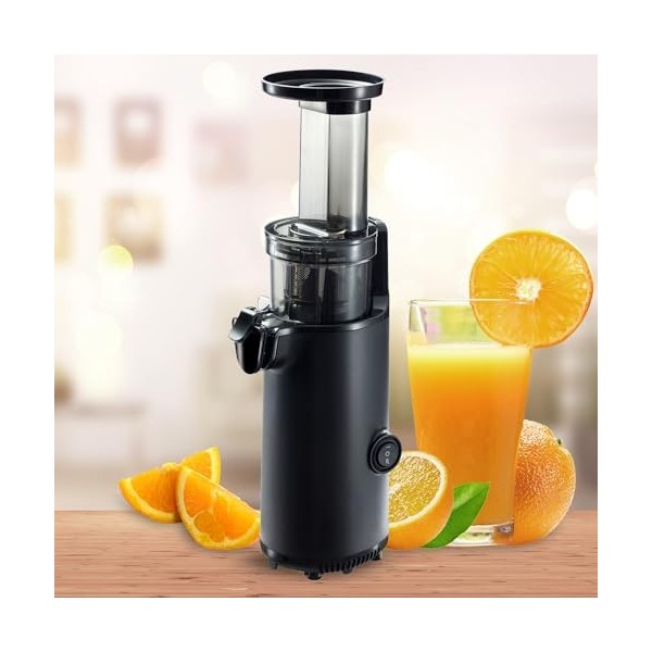 Extracteur de jus JuiceInstant - Presse à froid silencieuse de haute qualité, fonction mixeur pour fruits et légumes, extract