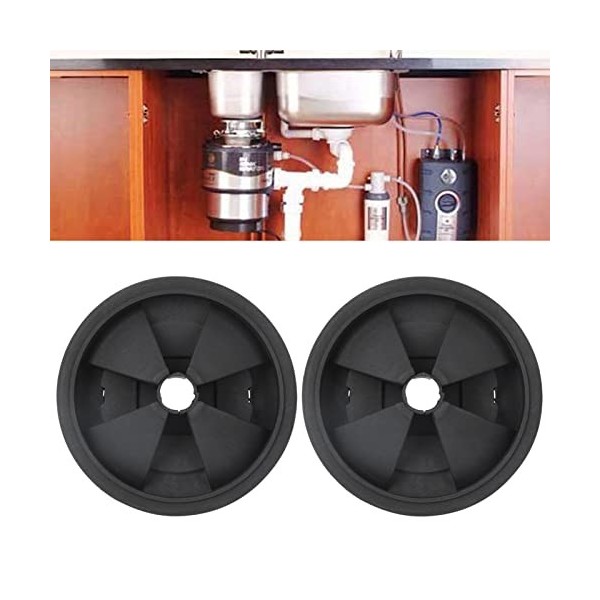 YUMILI Lot De 2 Couvercles Anti-éclaboussures En Silicone Compatible Avec InSinkErator 87 Mm OD
