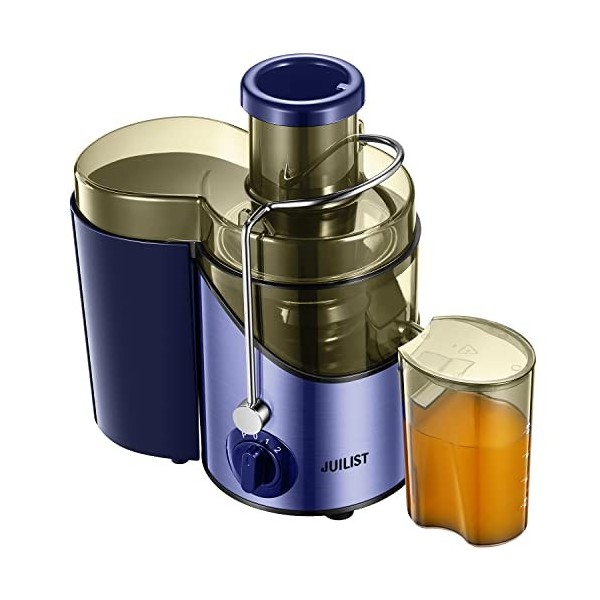 Juilist Extracteur de jus pour fruits et légumes, grande ouverture de 65 mm, centrifuge avec 3 vitesses, facile à nettoyer, a