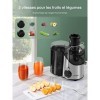 Centrifugeuse Extracteur de Jus, 400W Centrifugeuse Fruits et Legumes 65MM Large Bouche et R¨¦glage ¨¤ 3 Vitesses, Nettoyage 
