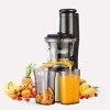 Wiltal Slow Juicer Centrifugeuse électrique pour fruits, légumes, grenade, agrumes, sorbets, 76 mm avec large bouche sans BPA