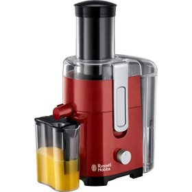 Russell Hobbs Centrifugeuse 2L, 2 Vitesses, Cheminée XL, Jus de Fruits ou Légumes - Rouge 24740-56 Desire & Blender Mixeur El